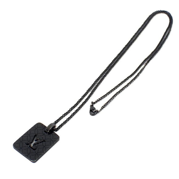 LOUIS VUITTON Black Necklace - Picture 1 of 10